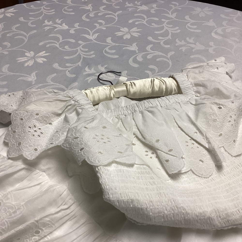 Vintage White CUT OUT. FABULOUS. ENUS  Women's Dress  Sz XS- NEW  WOW 💃💃💃💃💃 - Picture 7 of 9